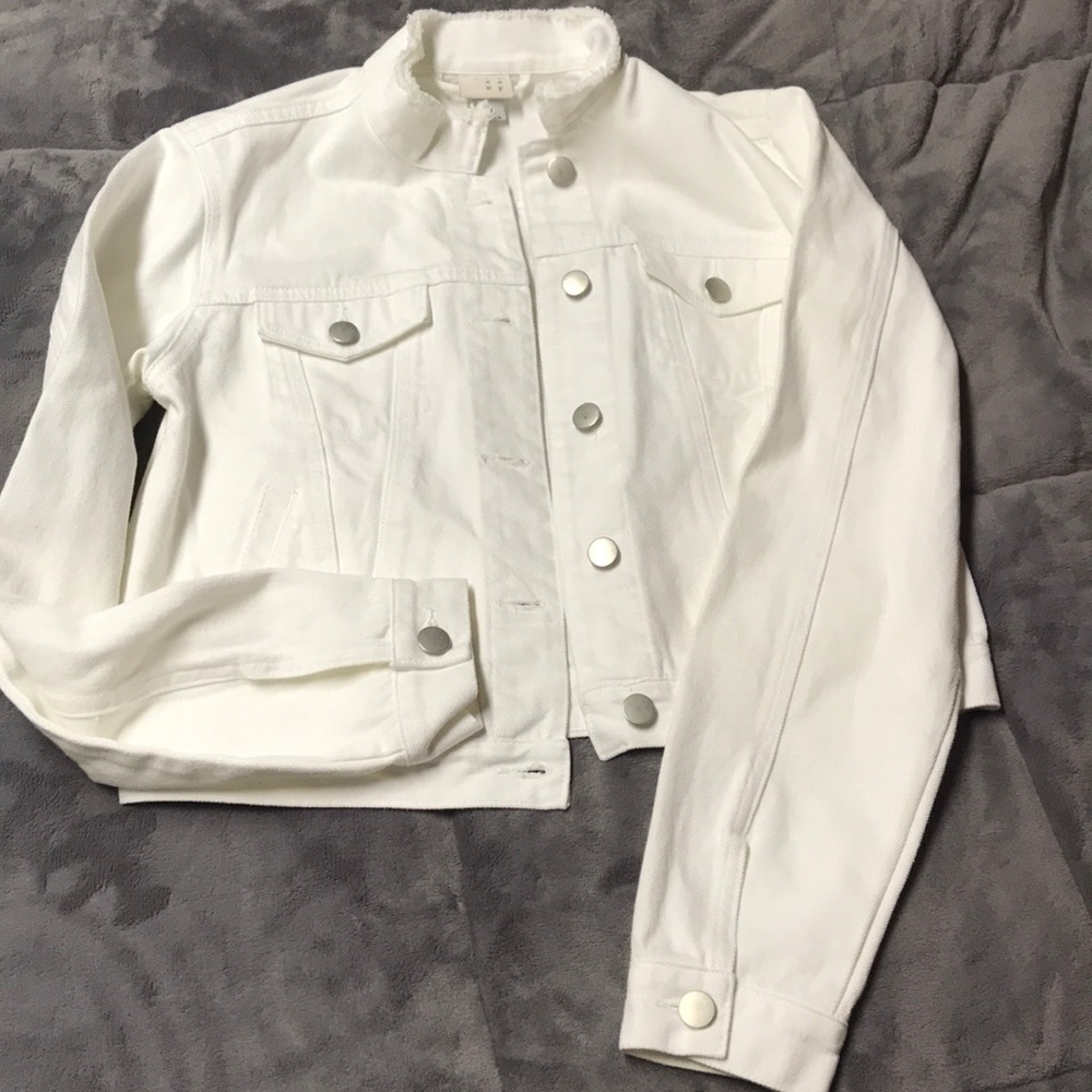 White Jean Jacket